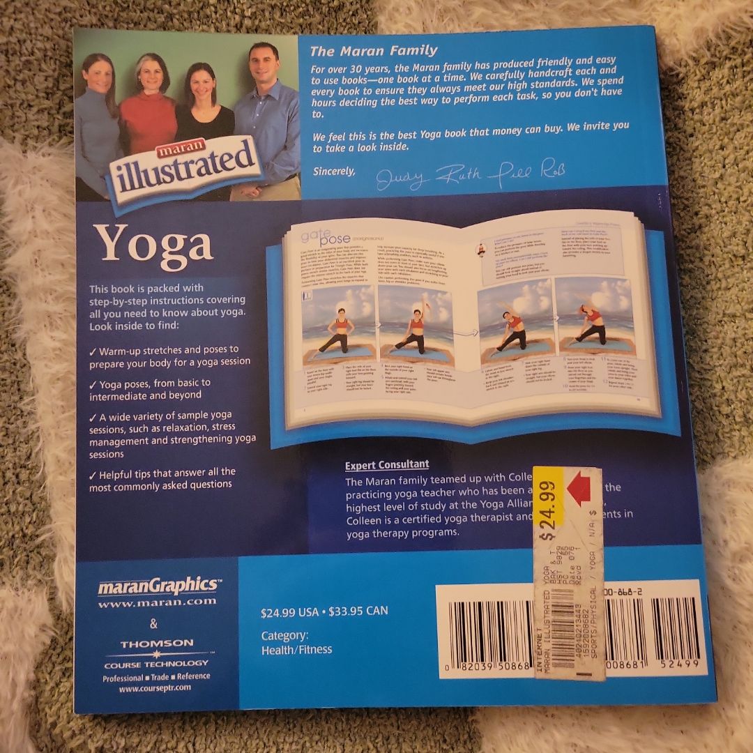 Maran Illustrated Yoga by Ruth Maran, MaranGraphics Development Group