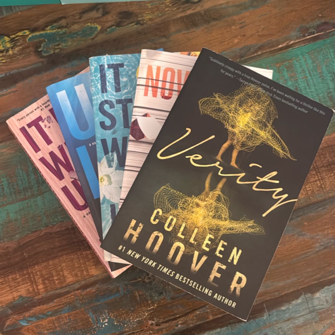 5 BOOKS: Verity; It Starts With Us; It Ends With Us; Ugly Love; November 9