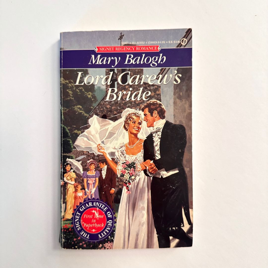 Lord Carew's Bride - Signet Regency 1st Edition 1st Printing (1995)