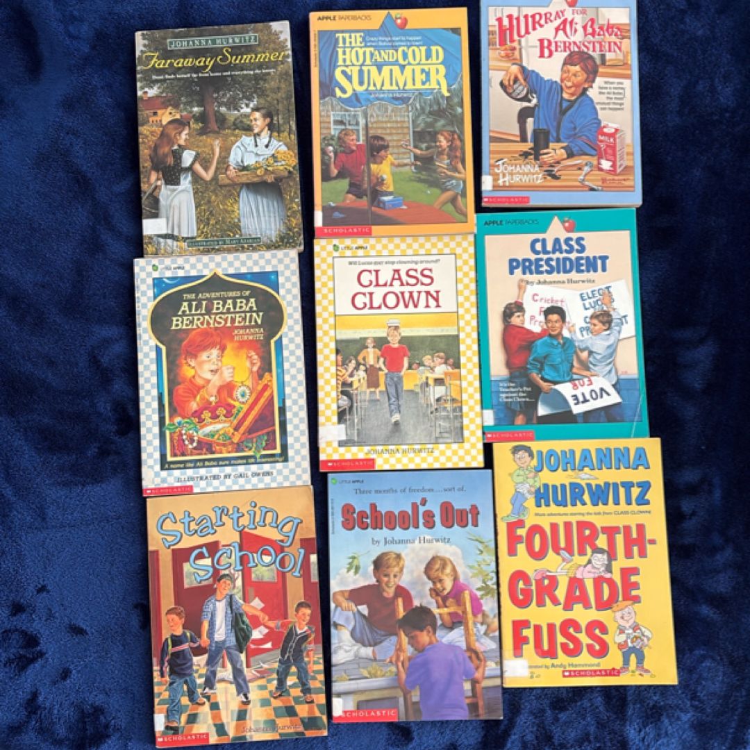 Johanna Hurwitz 9‑Book Bundle | School & Friendship Stories | Grades 2–5