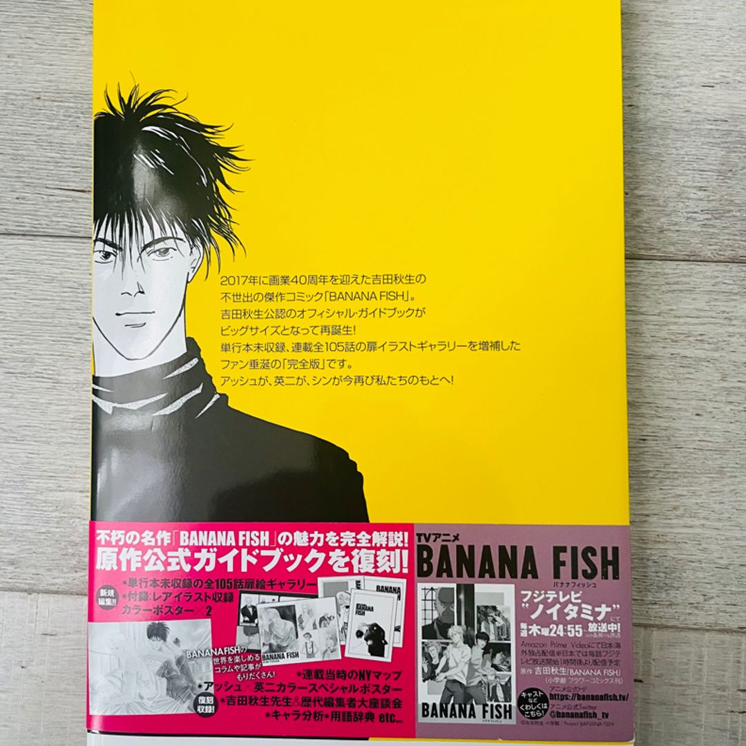 Banana Fish Official Guidebook by Yoshida Akimi, Paperback