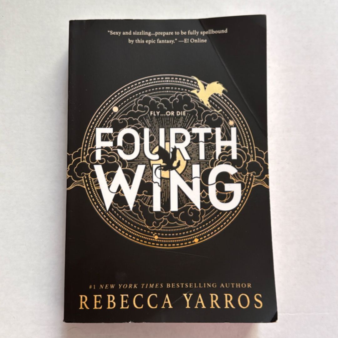 Fourth Wing Special Edition binding with sprayed edges and gold