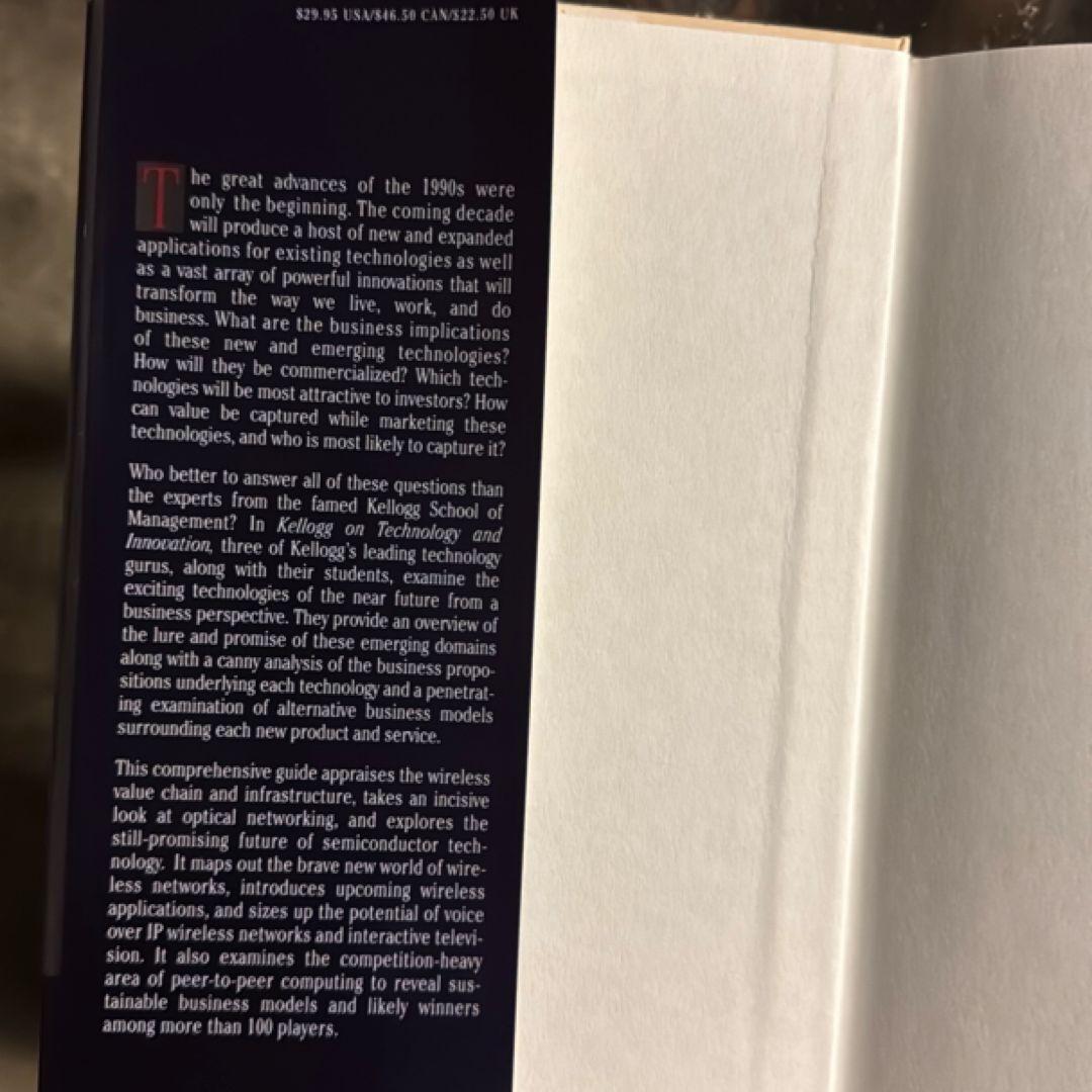 Kellogg on Technology and Innovation