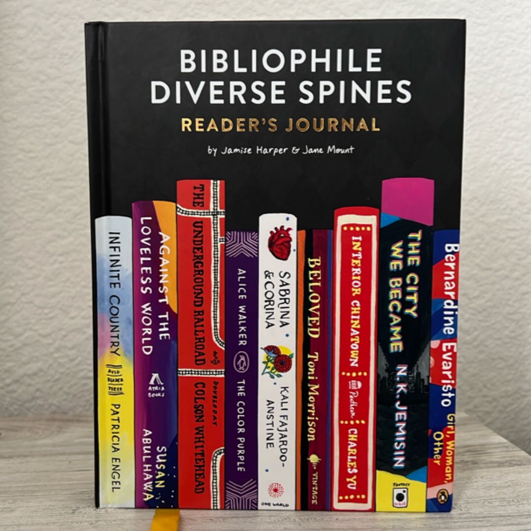 Bibliophile Diverse Spines Reader's Journal