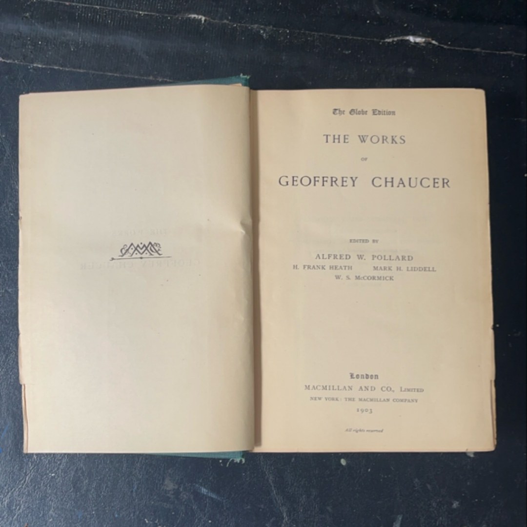 The Works of Geoffrey Chaucer