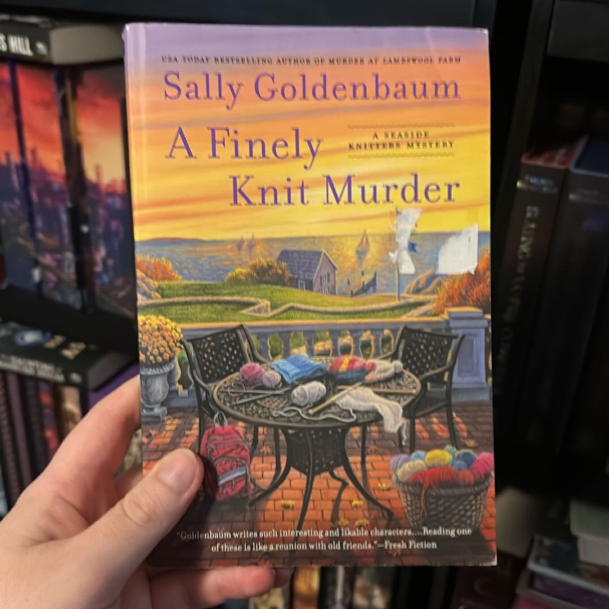 A Finely Knit Murder by Sally Goldenbaum