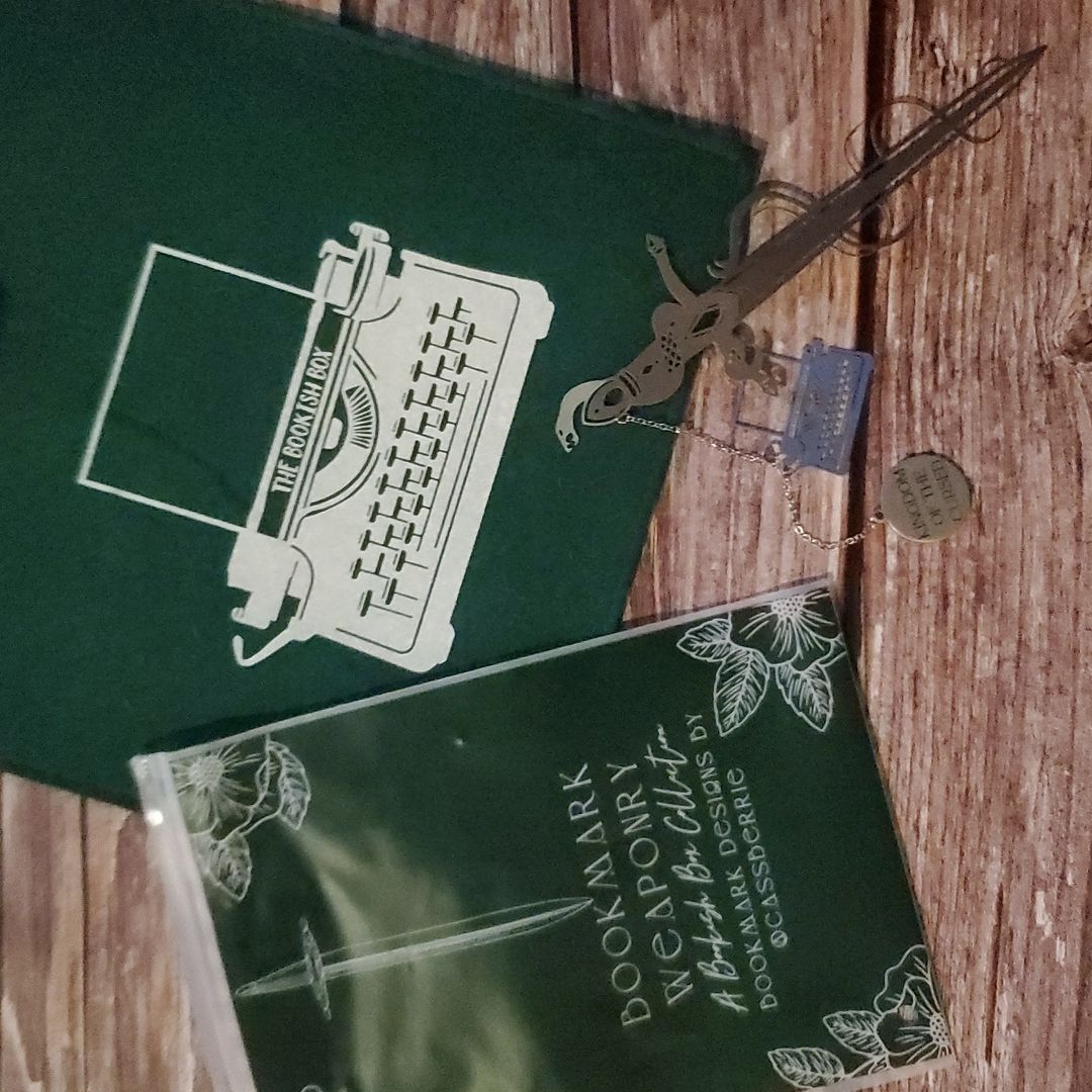Bookish Box - Kingdom Of The Cursed Inspired: Wrath's Metal Dagger Bookmark