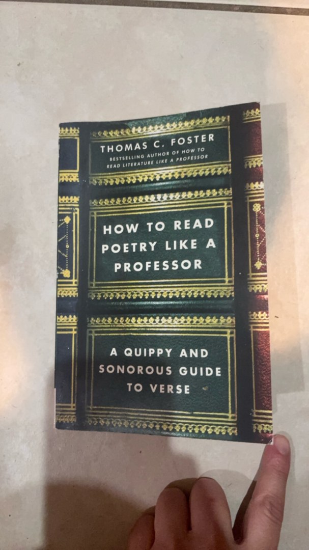 How to Read Poetry Like a Professor