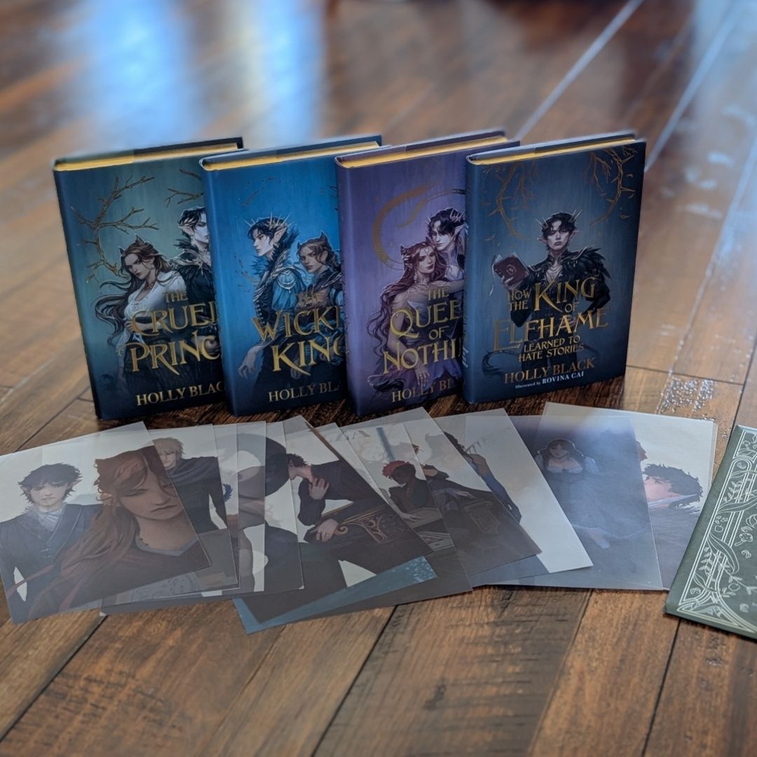 Fairyloot Folk of the Air Box Set - Cruel Prince w/ overlays