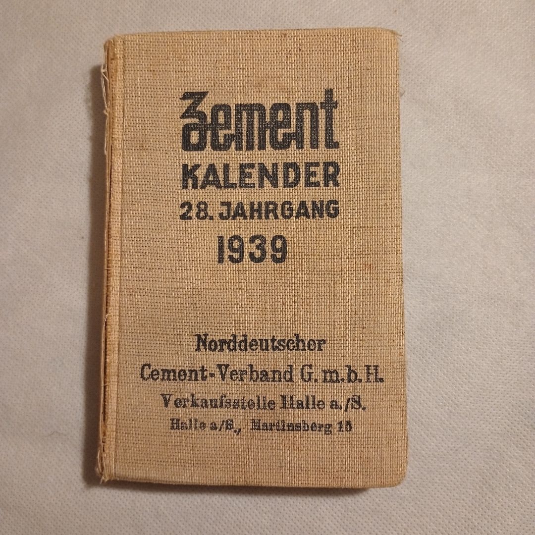 Cement Calendar 1939