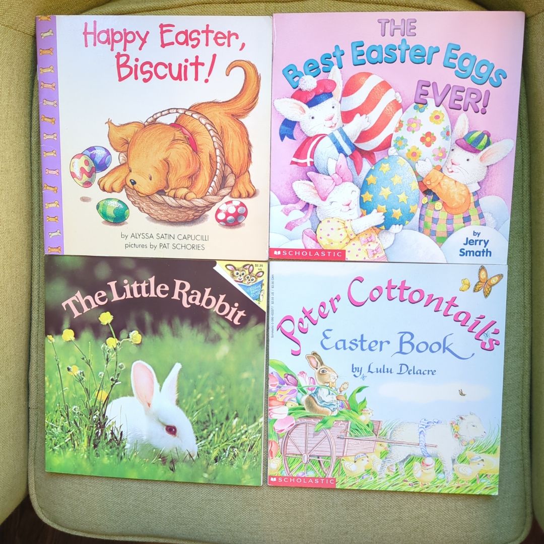 4 Easter Picture Book Bundle: Happy Easter, Biscuit!, The Best Easter Eggs Ever!, Peter Cottontail's Easter Book & The Little Rabbit (willing to split)