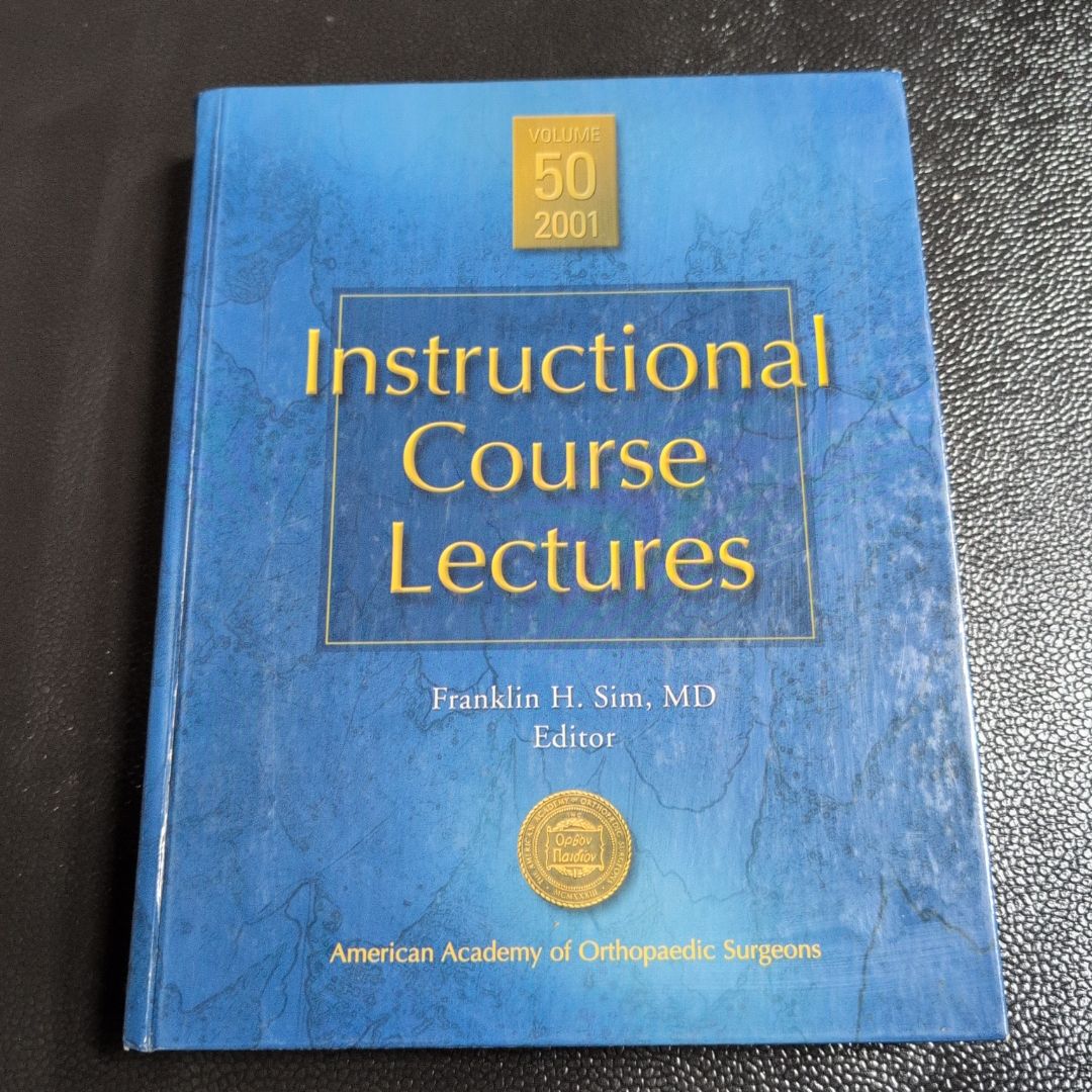 Instructional Course Lectures (Vol 50) (2001)