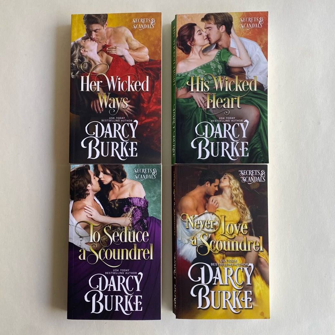 Her Wicked Ways; His Wicked Heart; To Seduce a Scoundrel; Never Love a Scoundrel