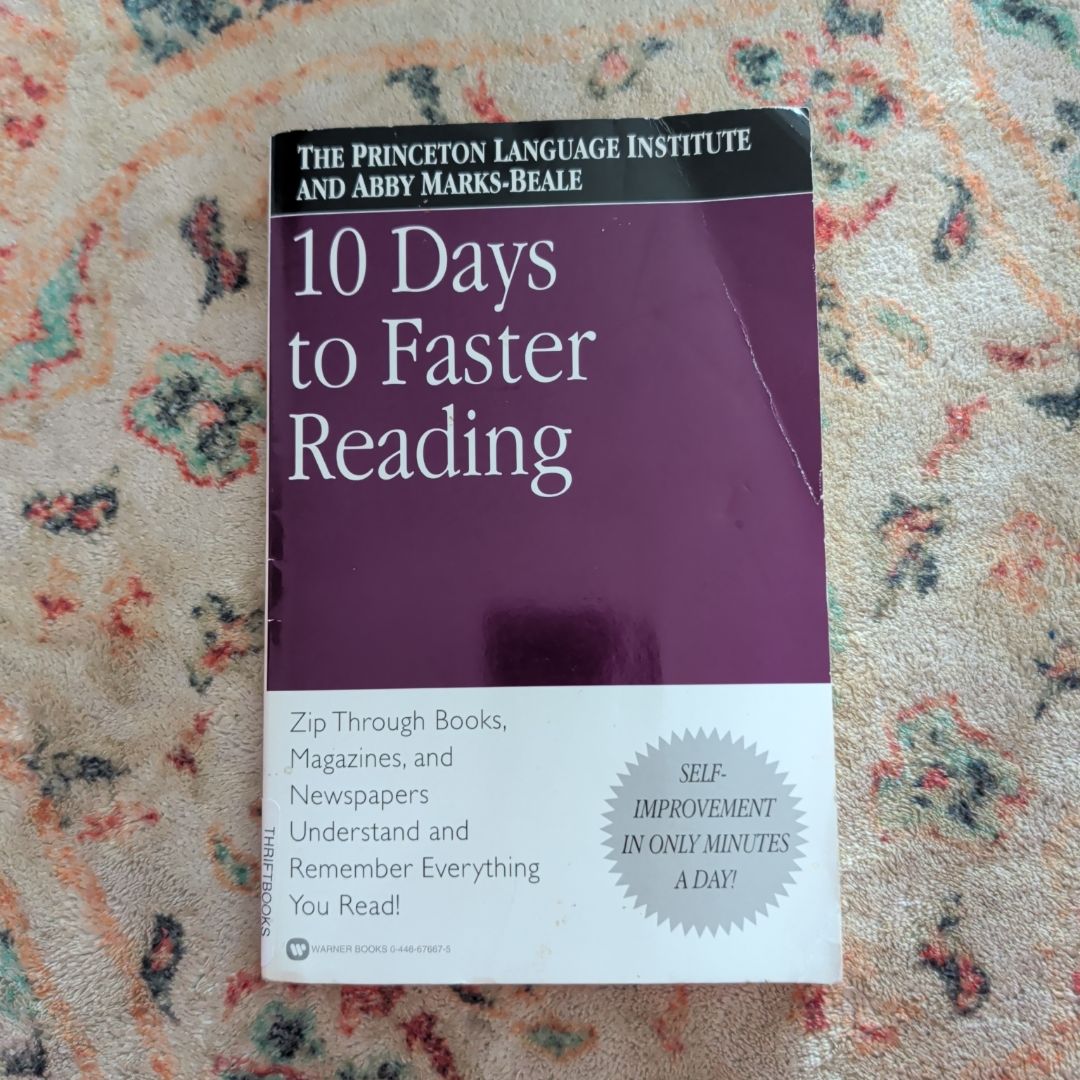 10 Days to Faster Reading