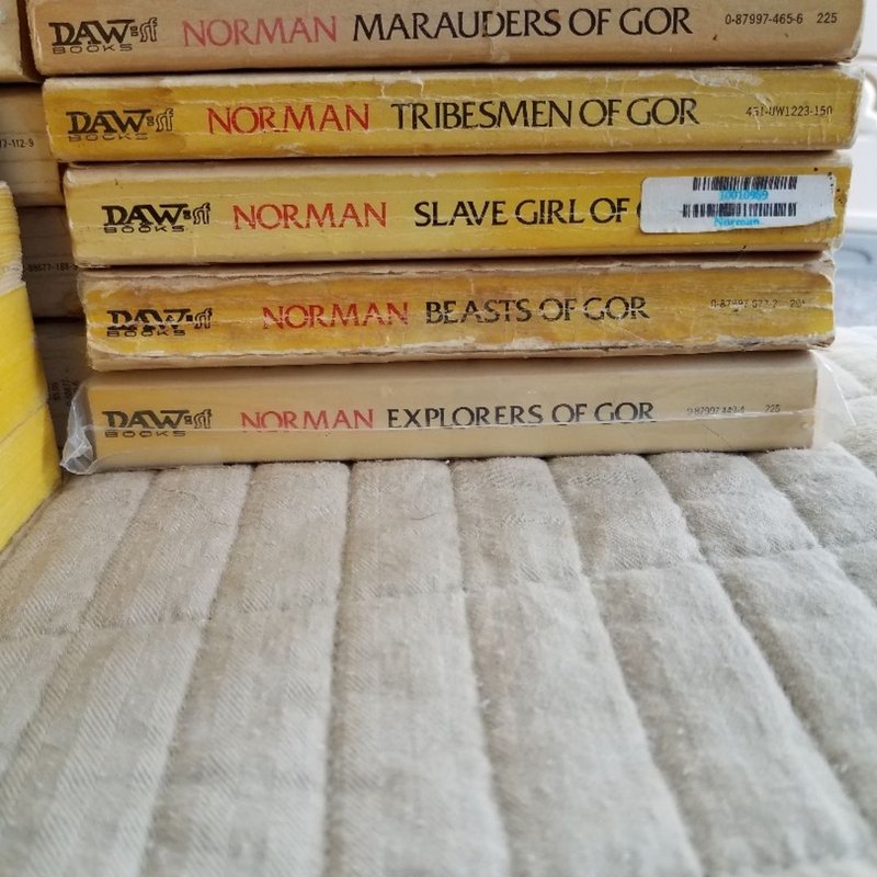 First 25 original Gor books, paperbacks by John Norman, Paperback ...