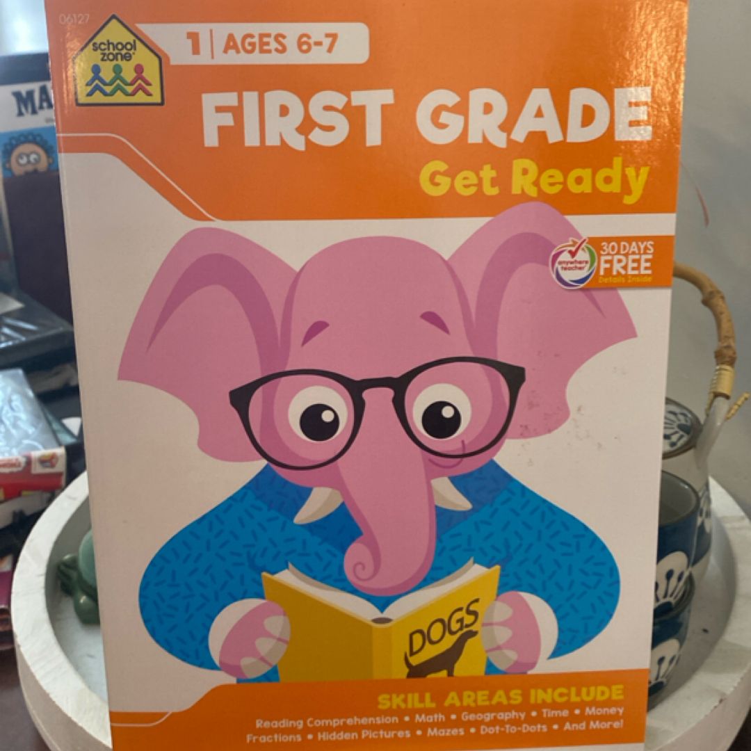School Zone First Grade Get Ready Workbook (Walmart Exclusive)