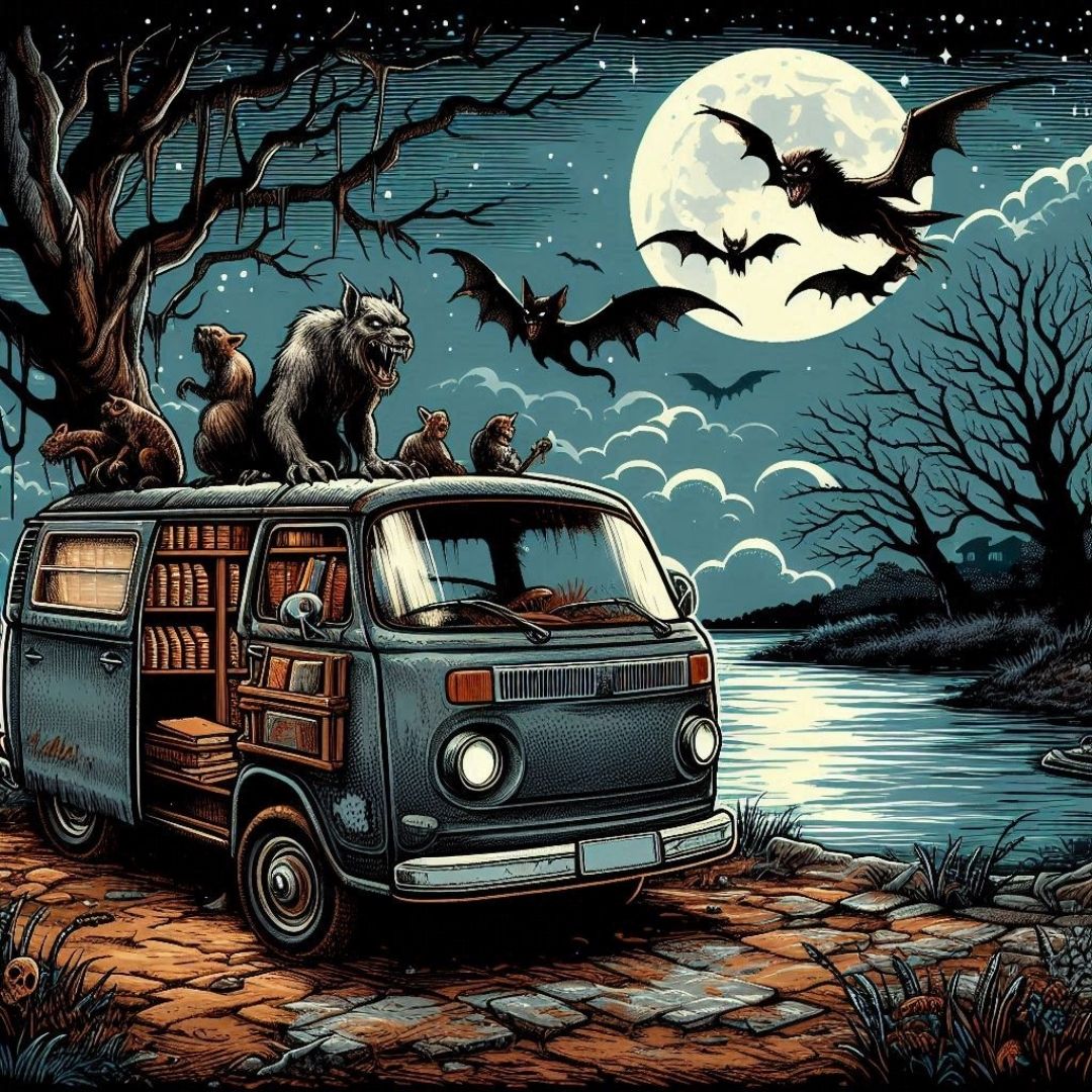 Haunted Bookshop In a Van Down by the River