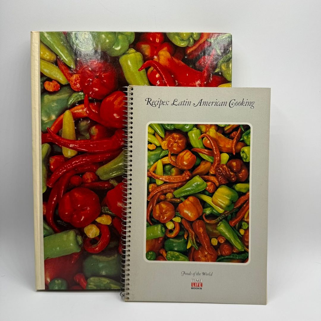 VTG TimeLife Latin American Cooking 1968 + Spiral Bound Recipe Book