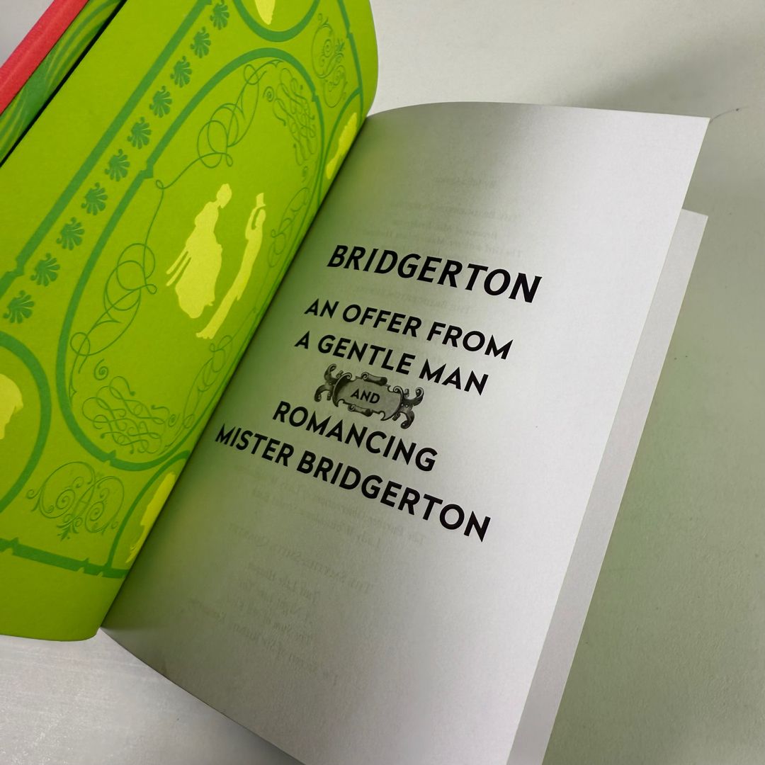Offer from a Gentleman and Romancing Mister Bridgerton: Bridgerton Collector's Ed