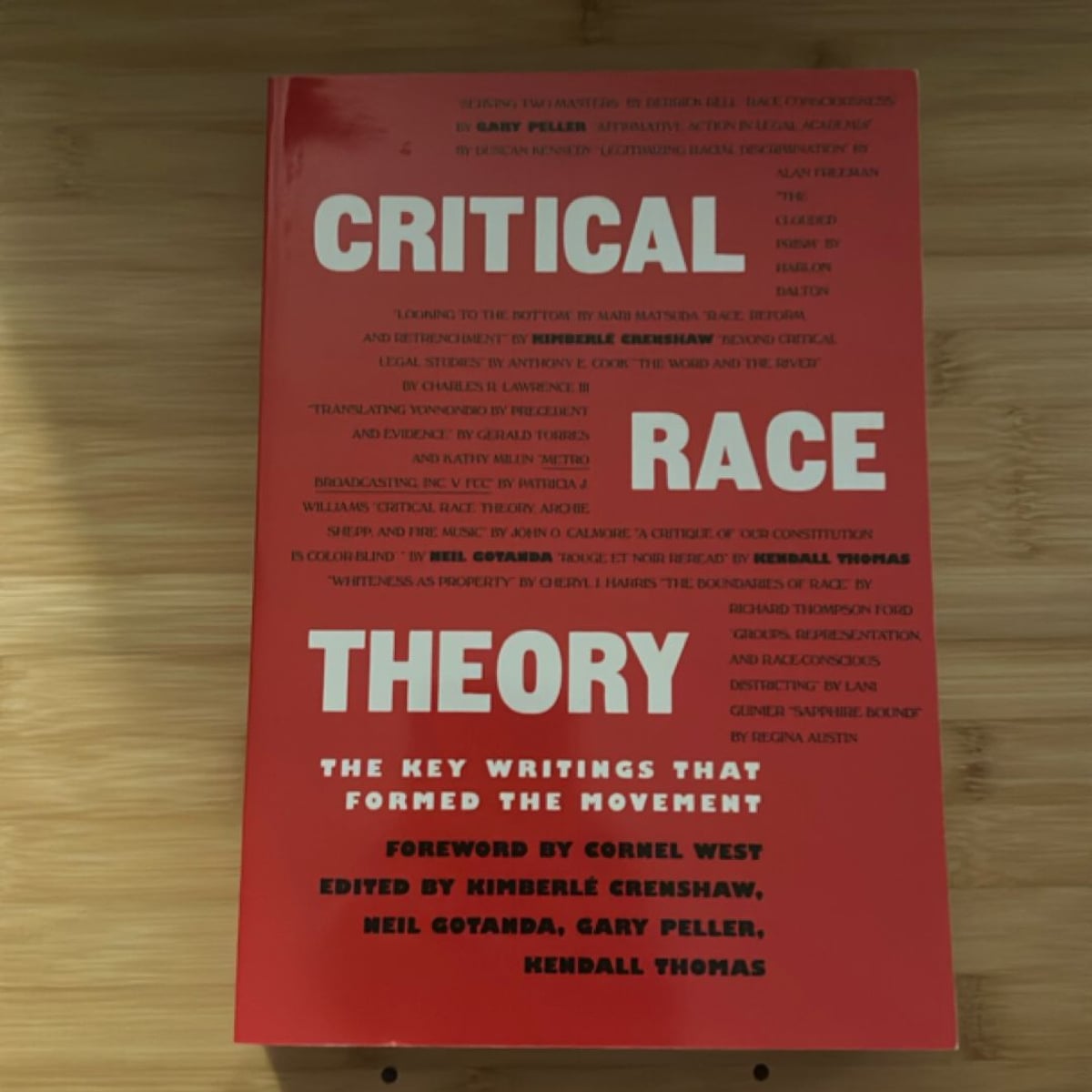 Critical Race Theory by Kimberle Crenshaw, Neil Gotanda, Garry Peller