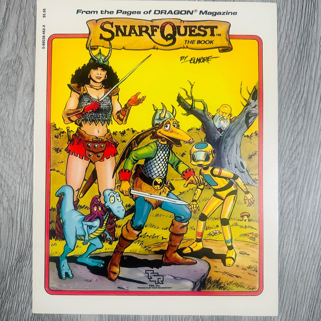 RARE! 1987 Snarf Quest Graphic Novel. 1st Print Near Mint+ Free Shipping 