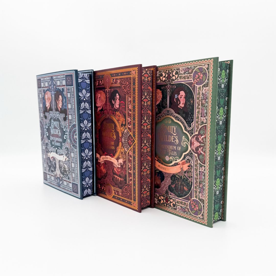 Emily Wilde's Encyclopaedia of Faeries , Emily Wilde’s Map of the Otherlands, Emily Wilde's Compendium of Lost Tales (SIGNED Owlcrate Exclusive Editions)