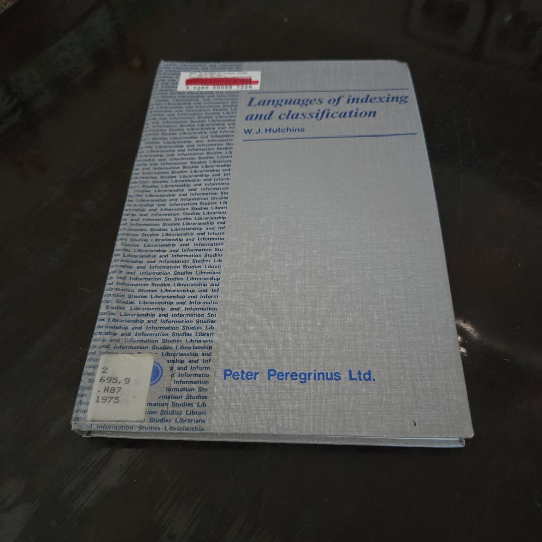 Languages of Indexing and Classification