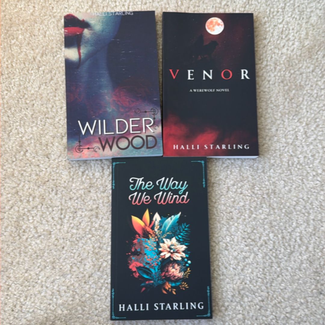Short novel trio gift set - Wilderwood, Venor, and The Way We Wind