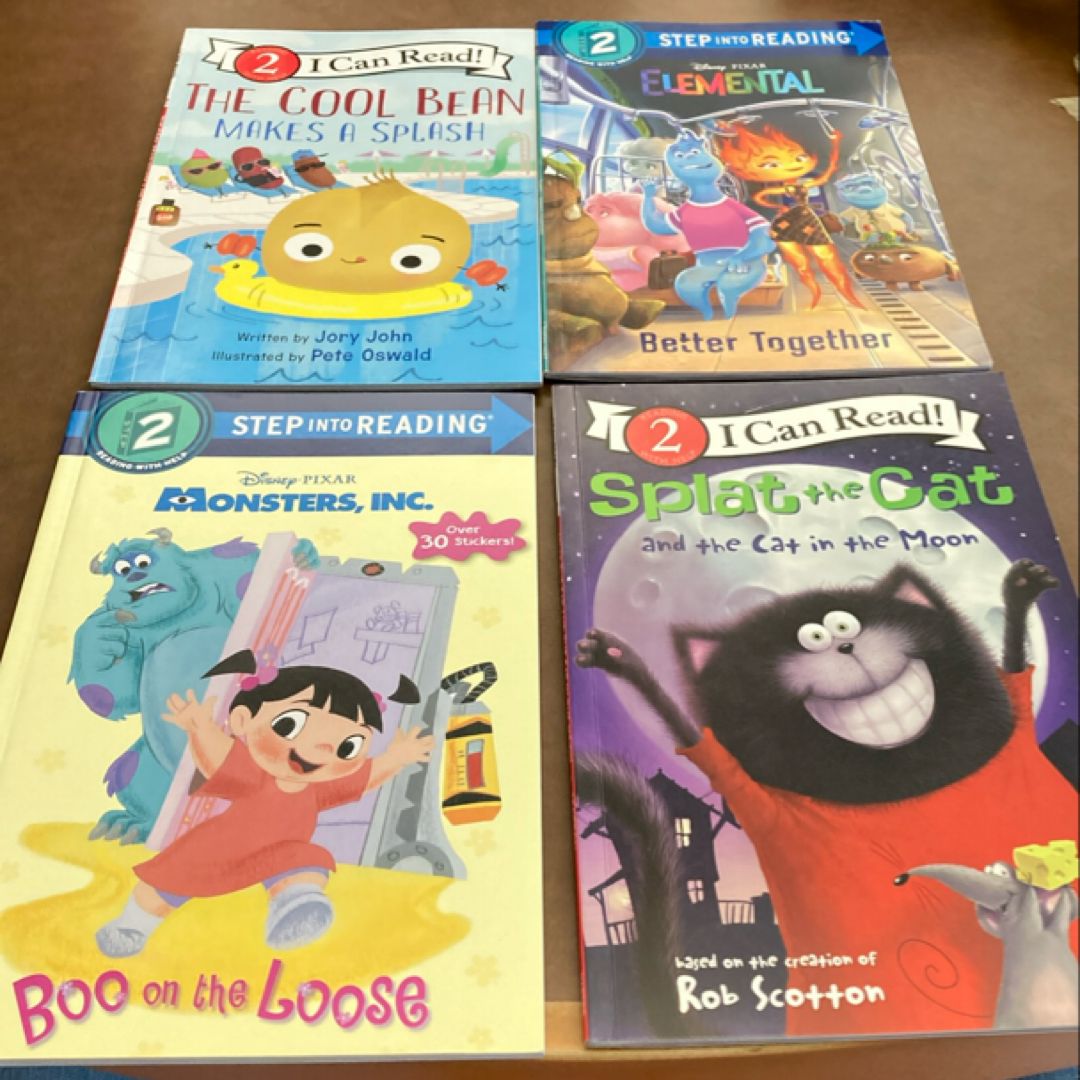 Lot of 4 “Step 2 I Can Read” books