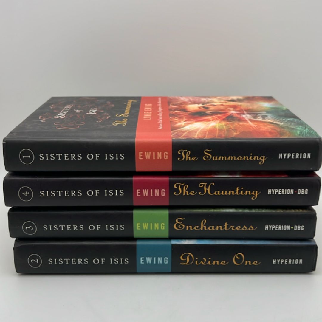 Sisters of Isis 4 Book Hardcover Set First Editions Complete Series