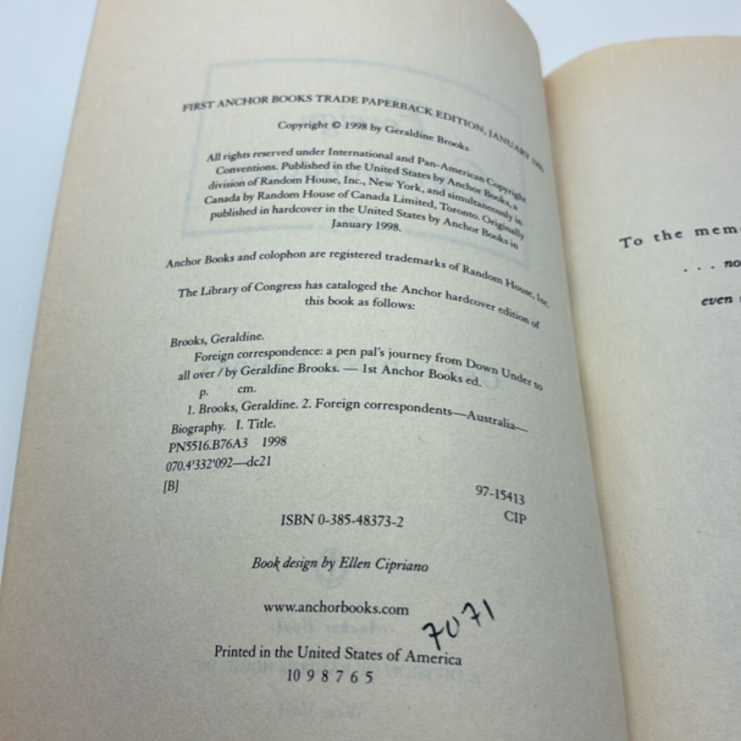 Foreign Correspondence