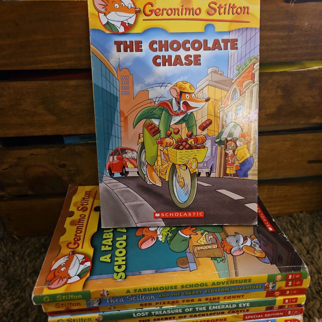 Geronimo Stilton books, set of 8