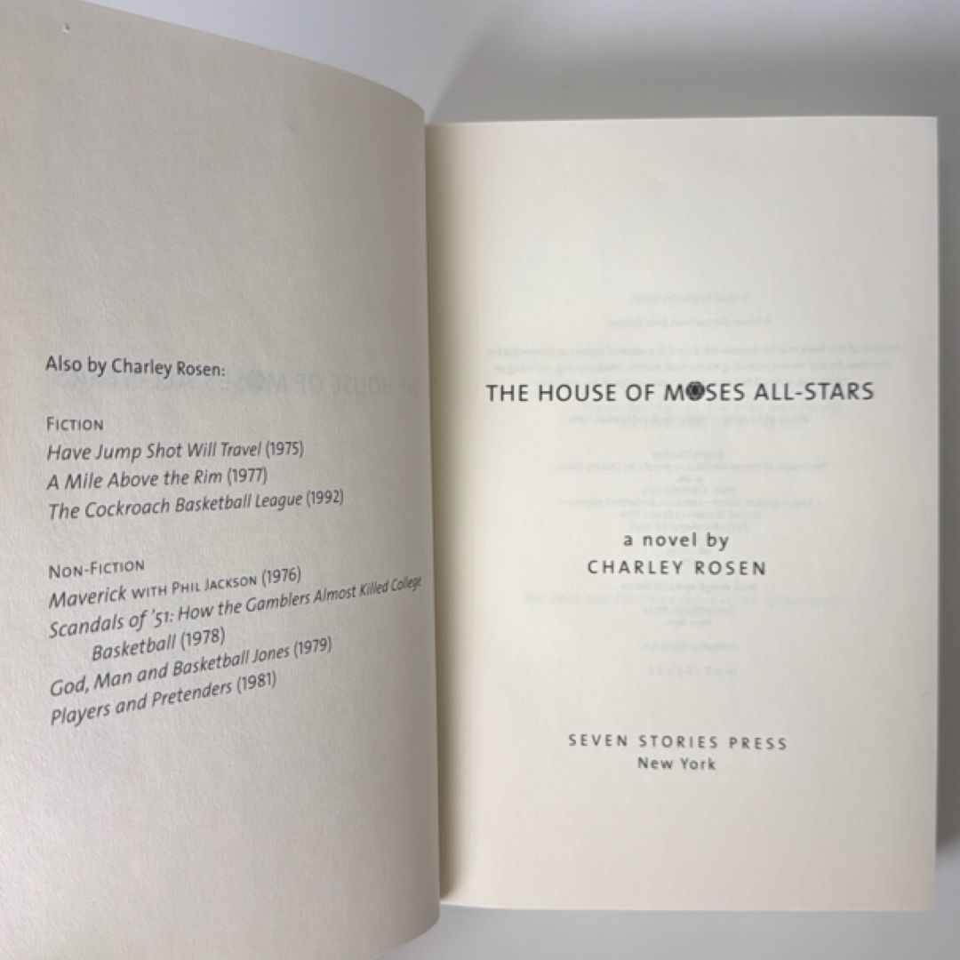 The House of Moses All-Stars by Charley Rosen