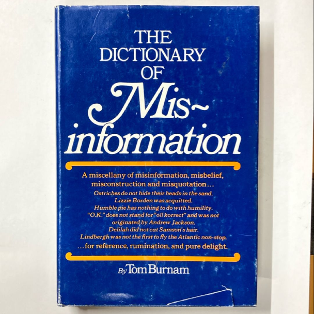 Dictionary of Misinformation