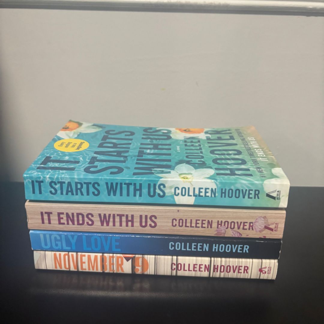 Colleen Hoover 4-Book Bestseller Bundle | IEWU Duology + Fan Favorites