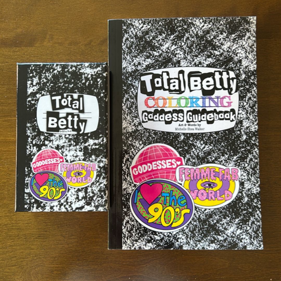 Total Betty Goddess deck and coloring guidebook
