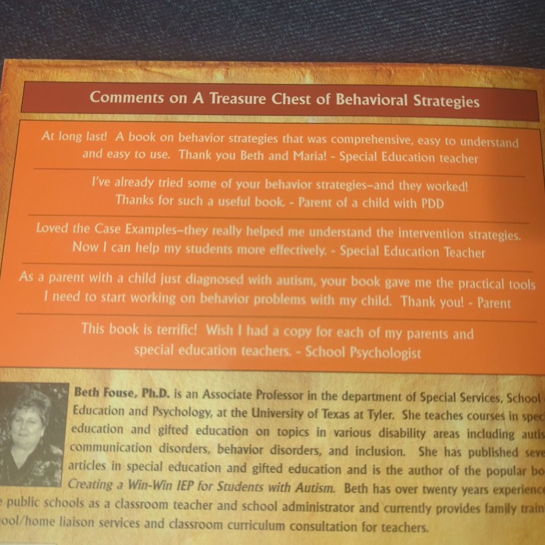 A Treasure Chest of Behavioral Strategies for | PangoBooks