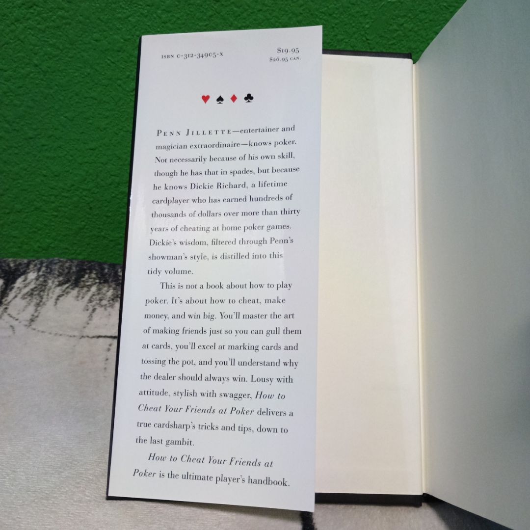 How to Cheat Your Friends at Poker - First Edition (Printing 1)