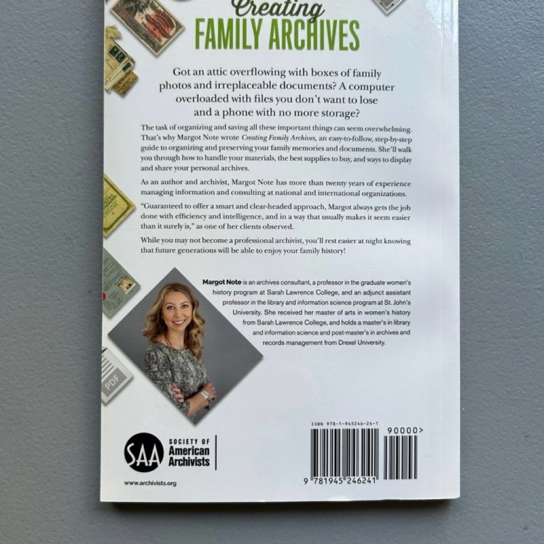 Creating Family Archives by Margot Note