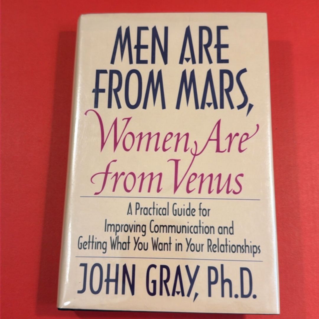 Men Are From Mars, Women Are From Venus