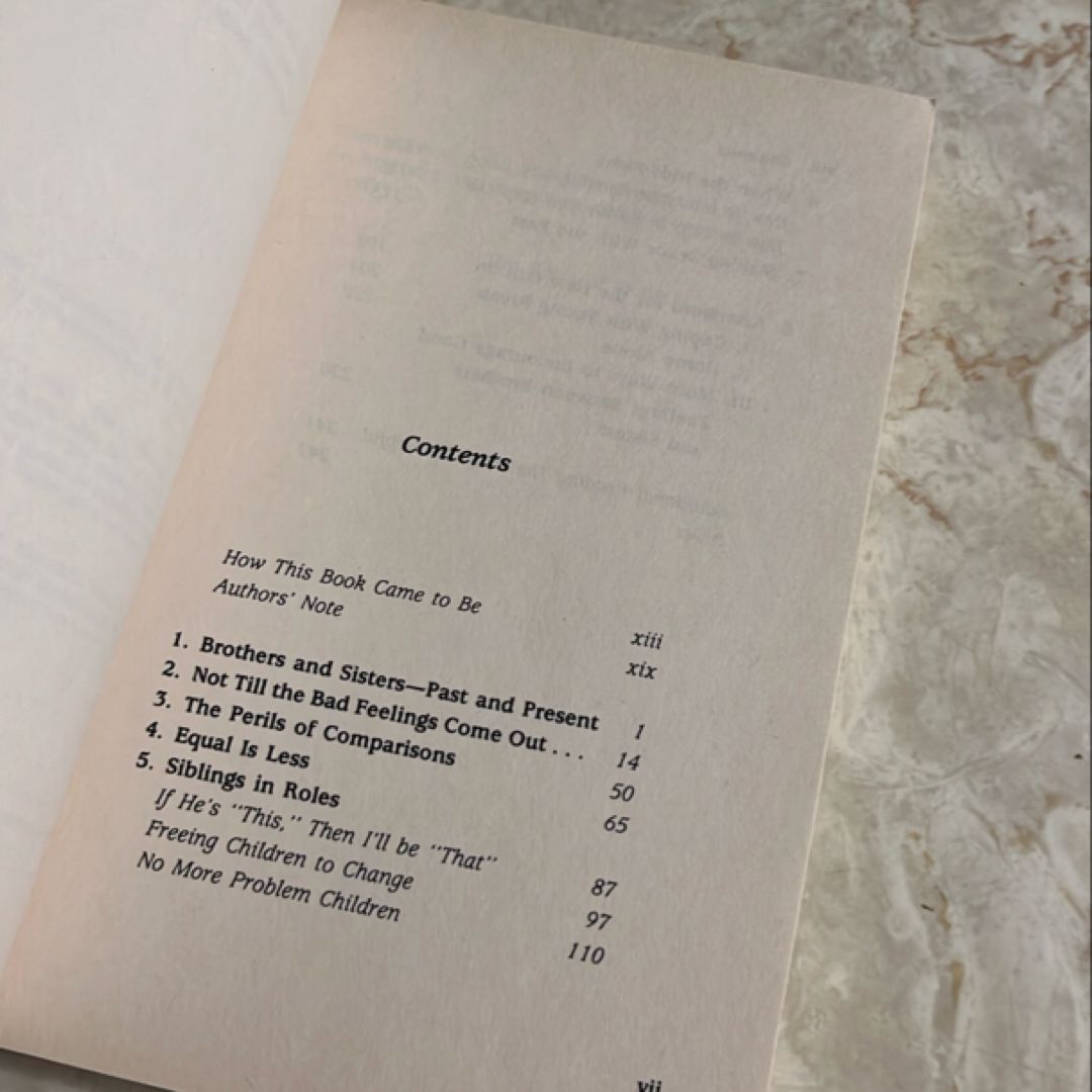 Siblings Without Rivalry