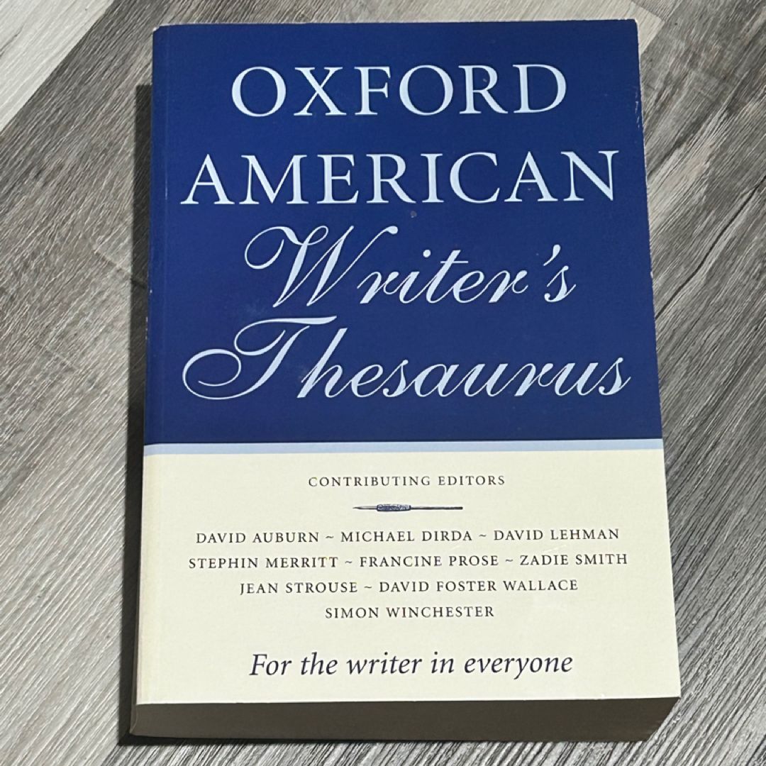 Oxford American Writer's Thesaurus