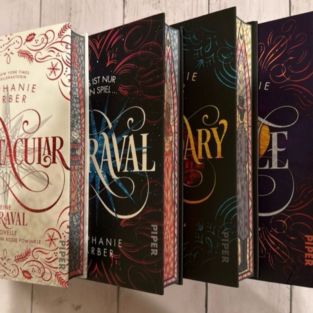 Bücher Büse German Caraval Hardcovers with sprayed edges