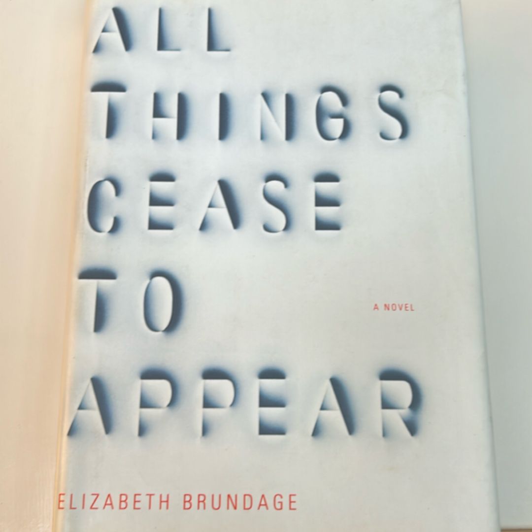 🌟Signed 1stEdition🌟 All Things Cease to Appear