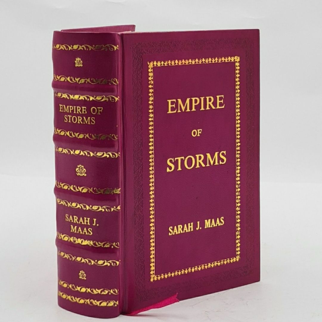 Empire of Storms by Sarah J. Maas Leather-Bound