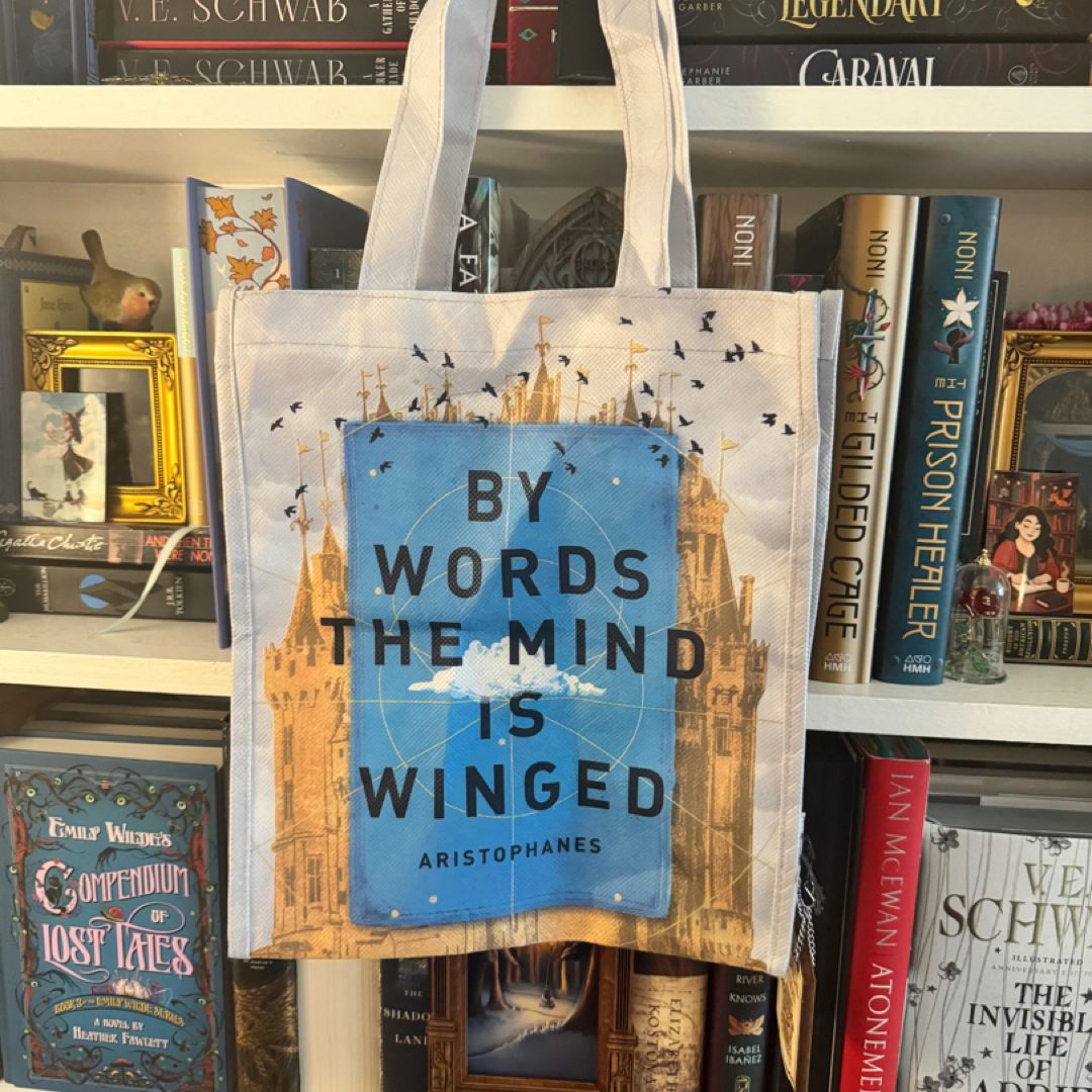 Bookish tote bag