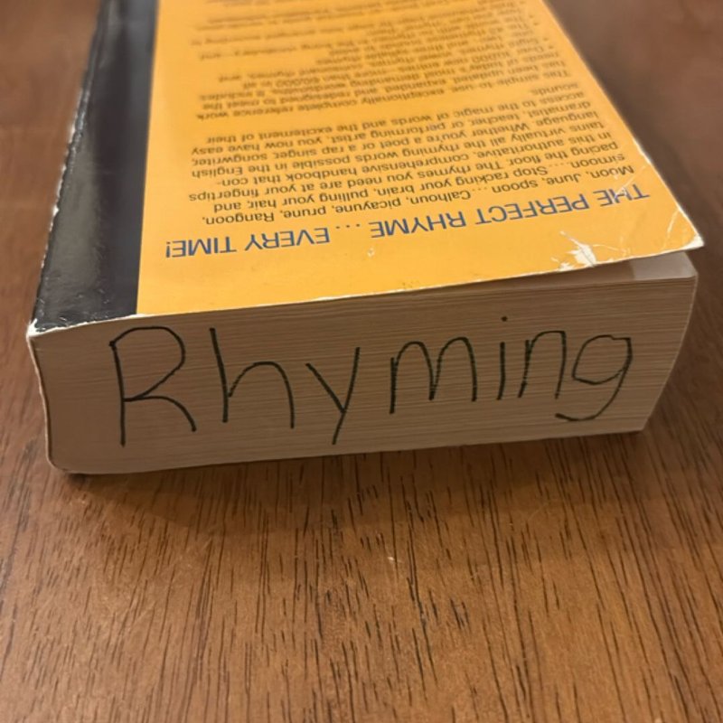 The Complete Rhyming Dictionary - Updated and Expanded by Clement Wood ...