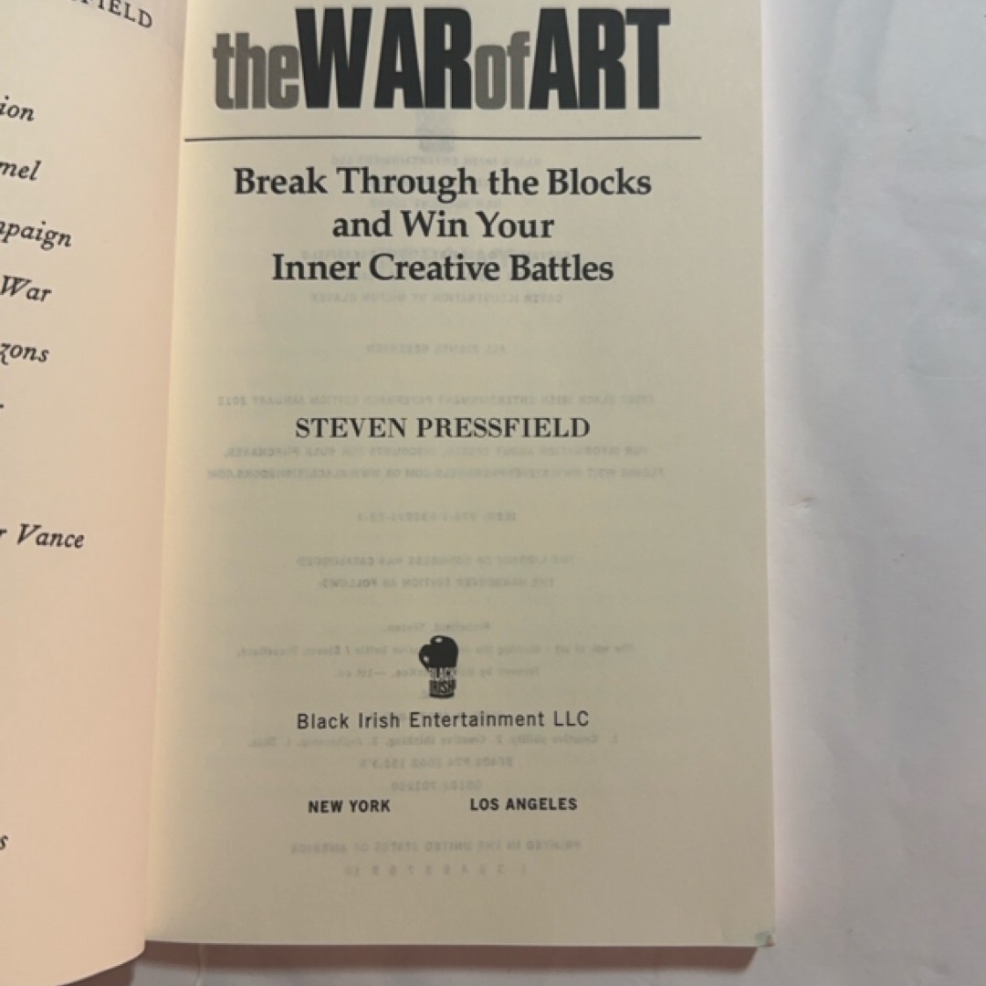 The War of Art