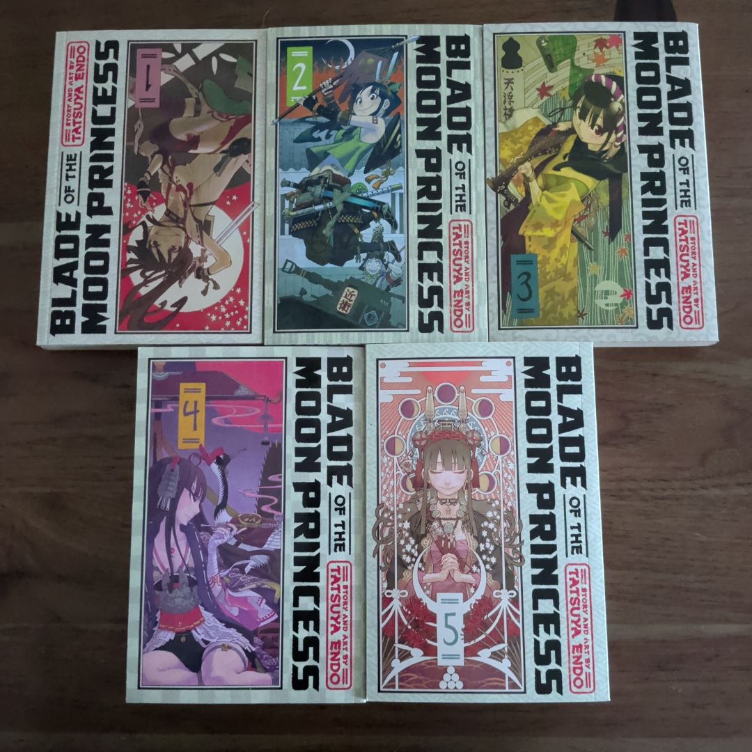 Blade of the Moon Princess, Vol. 1-5 (complete series)