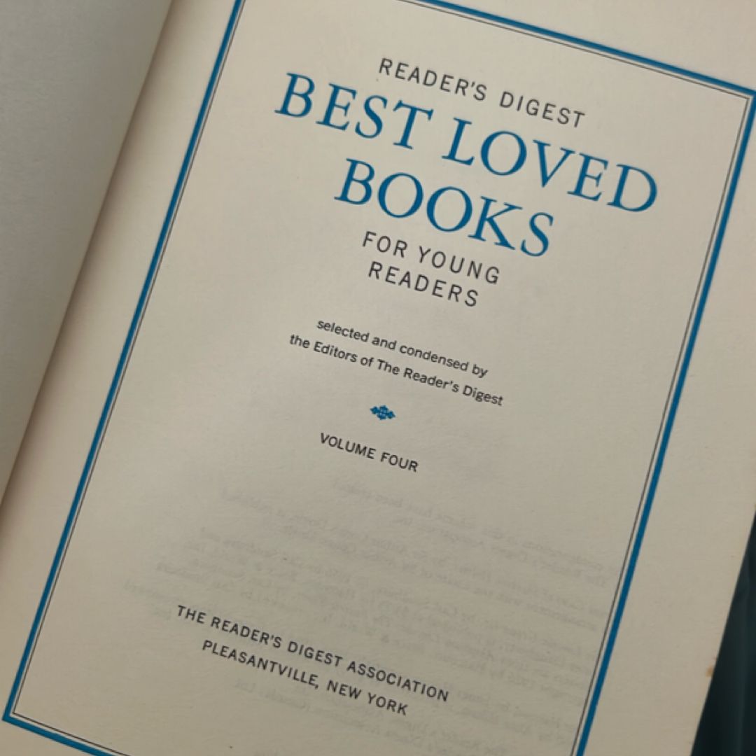 Reader’s Digest Best Loved Books